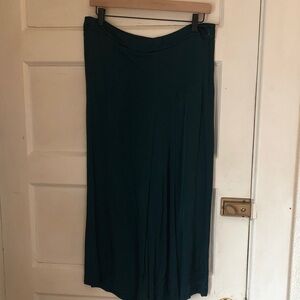 Zara Dark Teal Wide Leg Pants